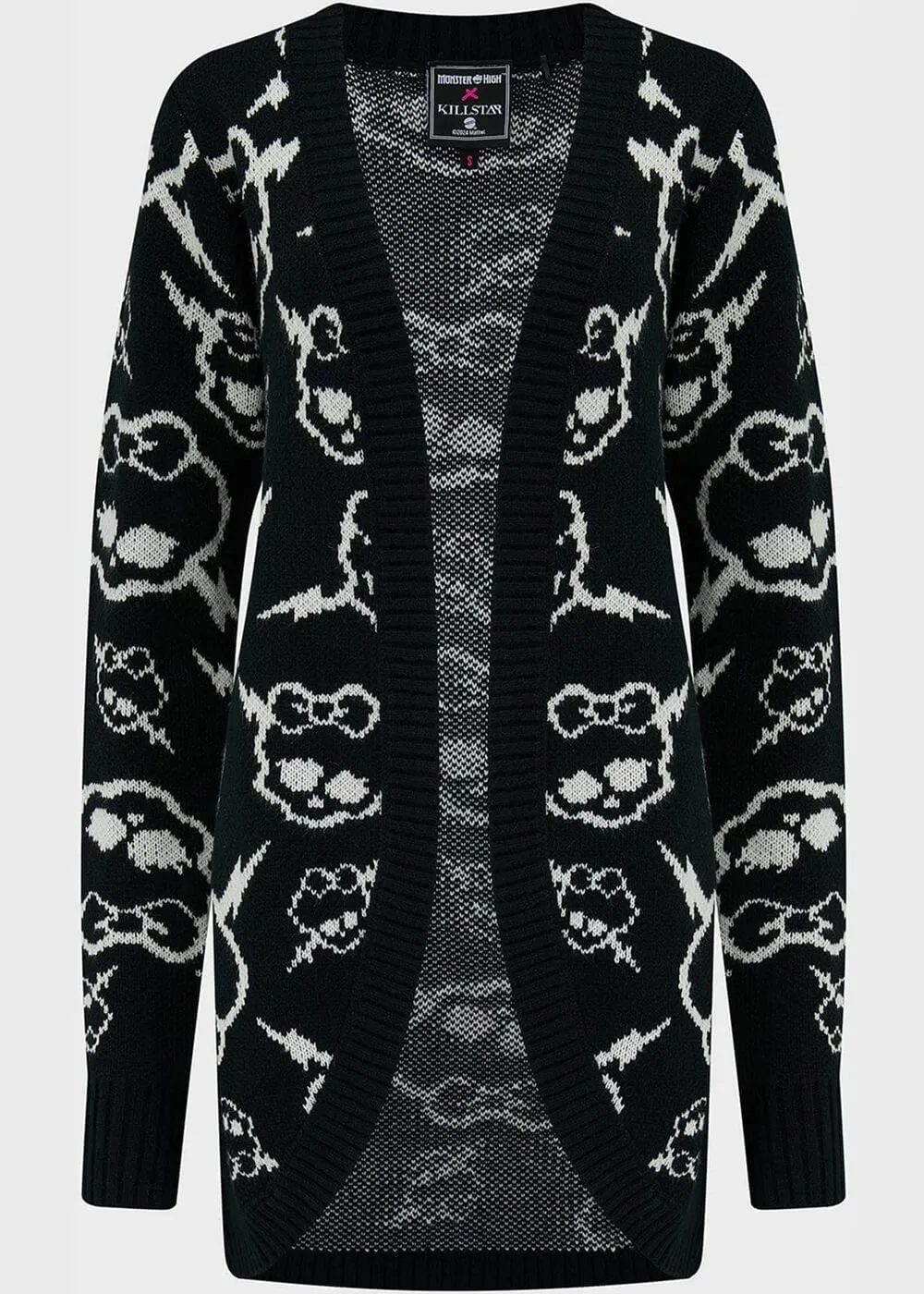 Killstar x Mattel Monster High Voltageous Cardigan Black