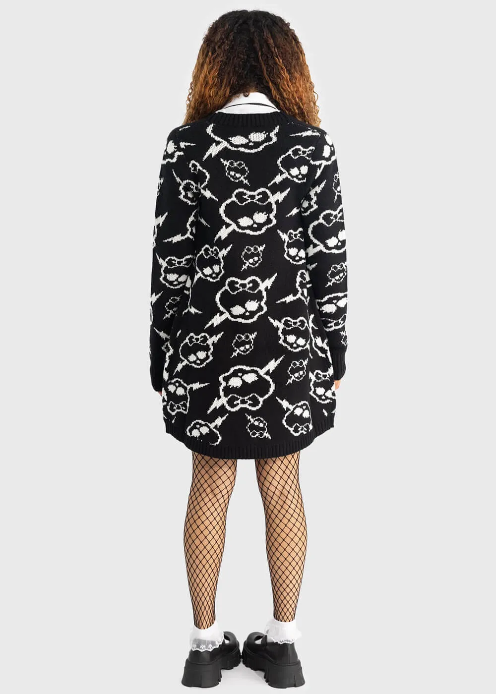 Killstar x Mattel Monster High Voltageous Cardigan Black