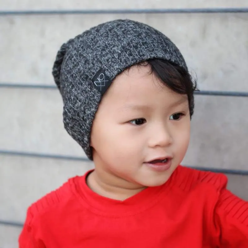 Last chance! Heather Charcoal | Cozy Ribbed Knit Beanie