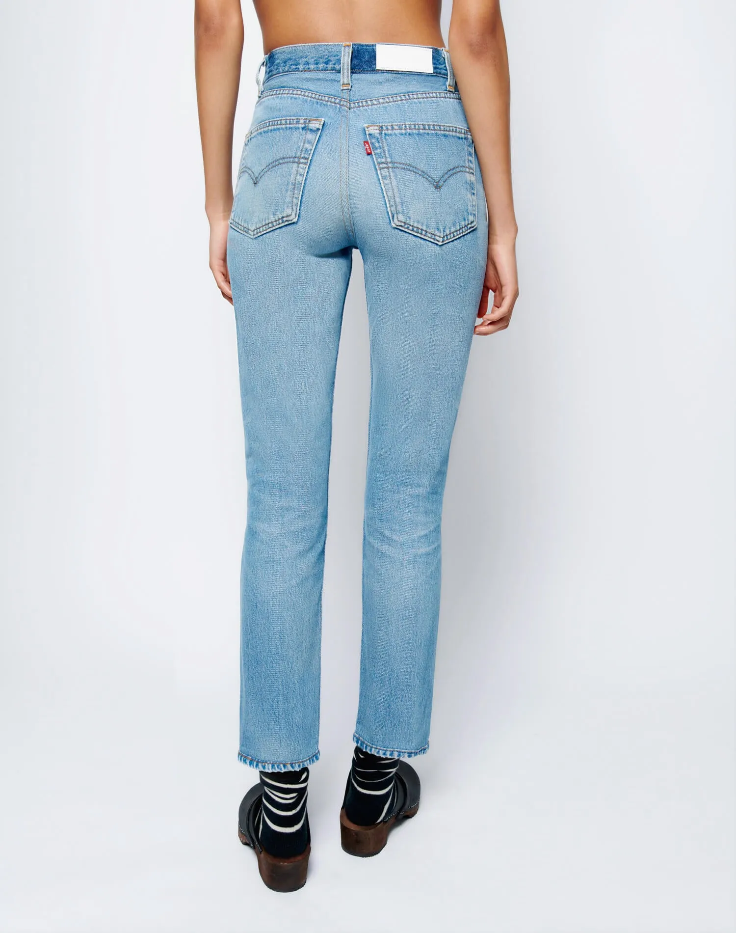 Levi's High Rise Ankle Crop - Indigo