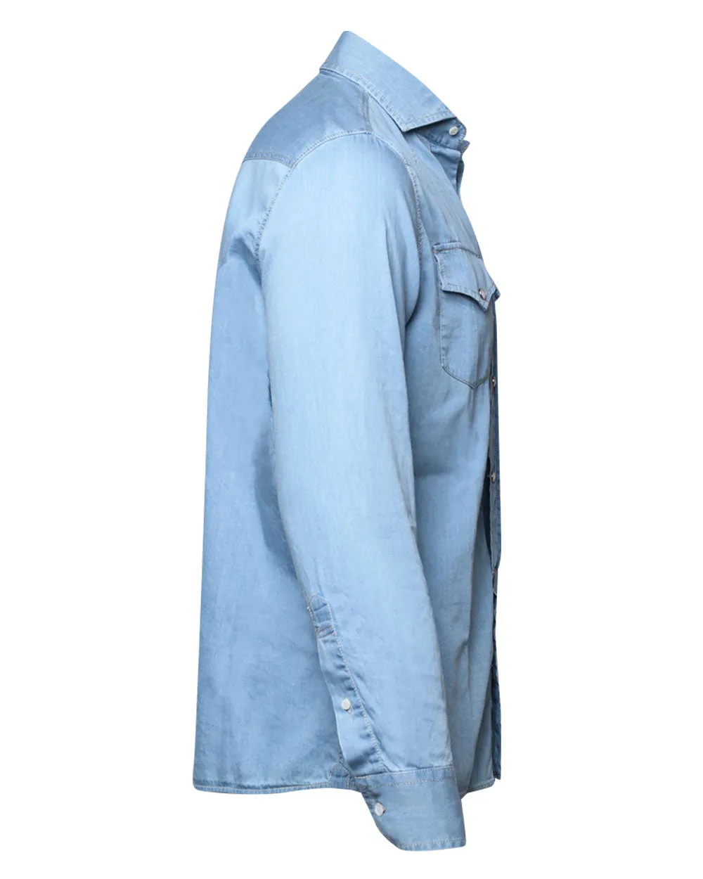 Light Wash Denim Sportshirt