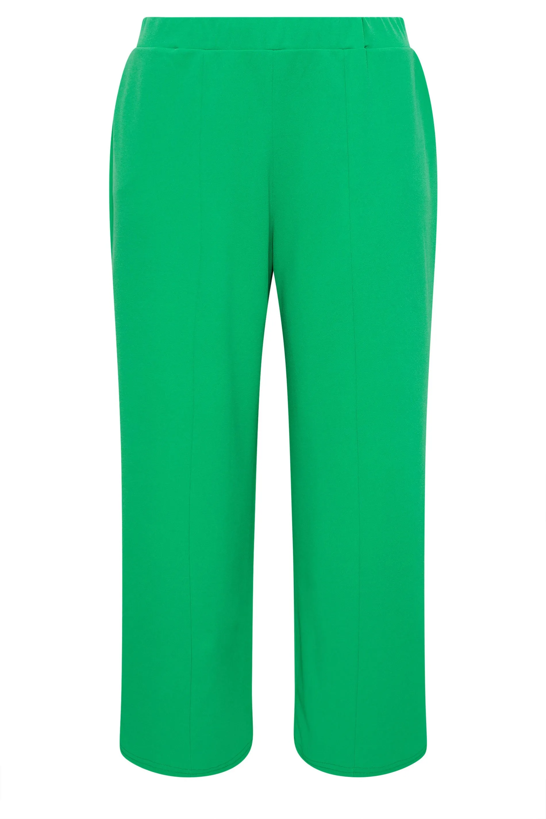 LIMITED COLLECTION Curve Green Wide Leg Trousers