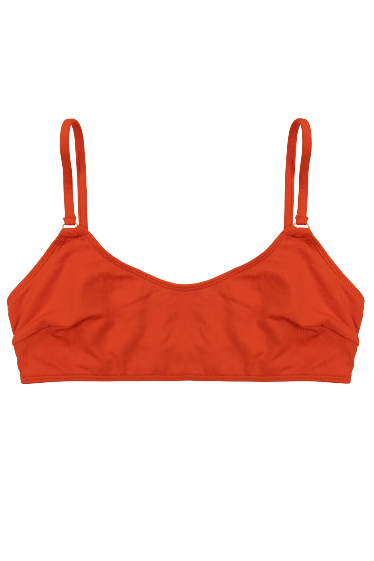 LN Knits - Classic Dominga Bikini Top - Goldfish