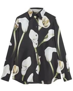 Loden Calla Lily Print Shirt