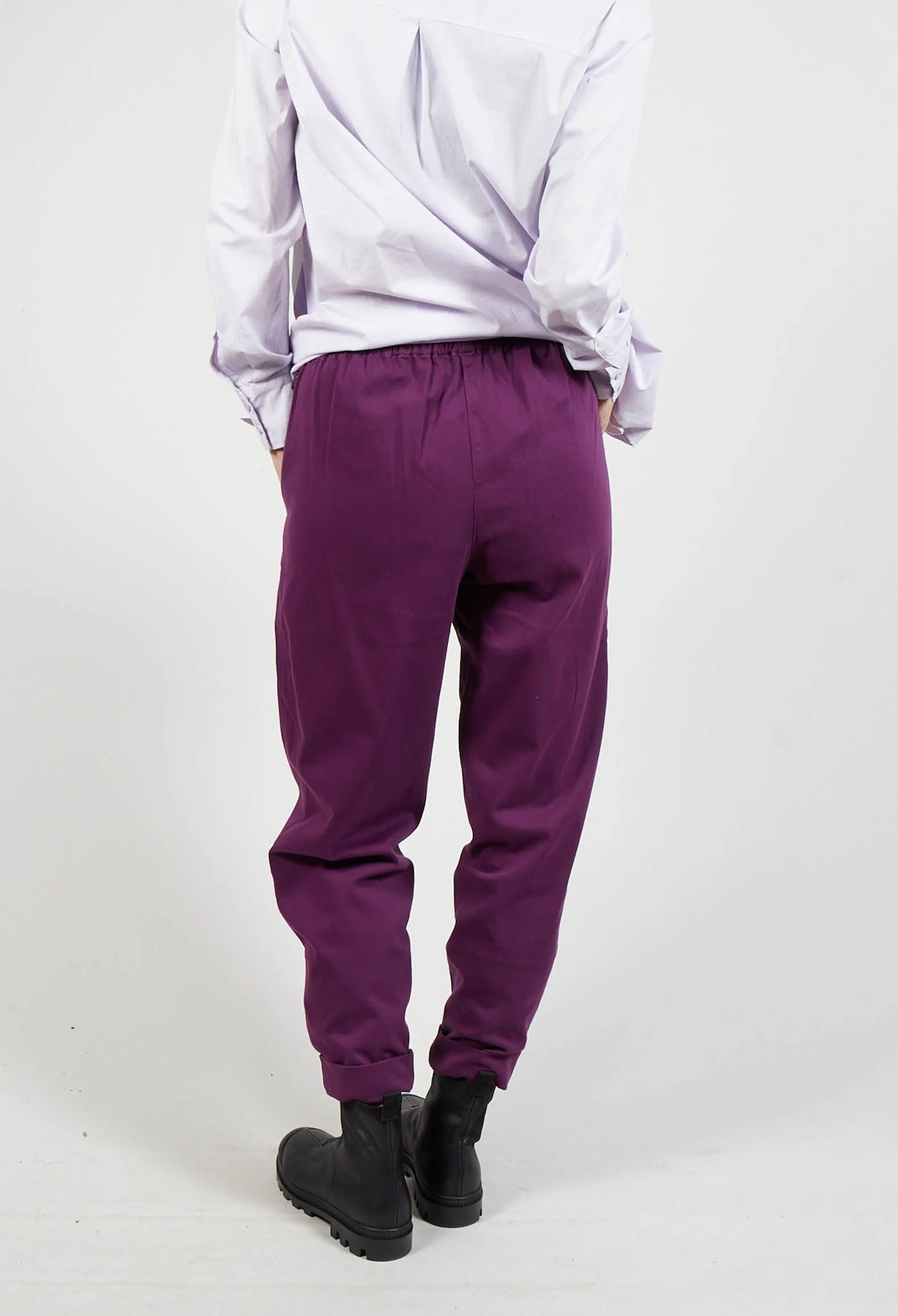 Long Geisha Pants in Violet