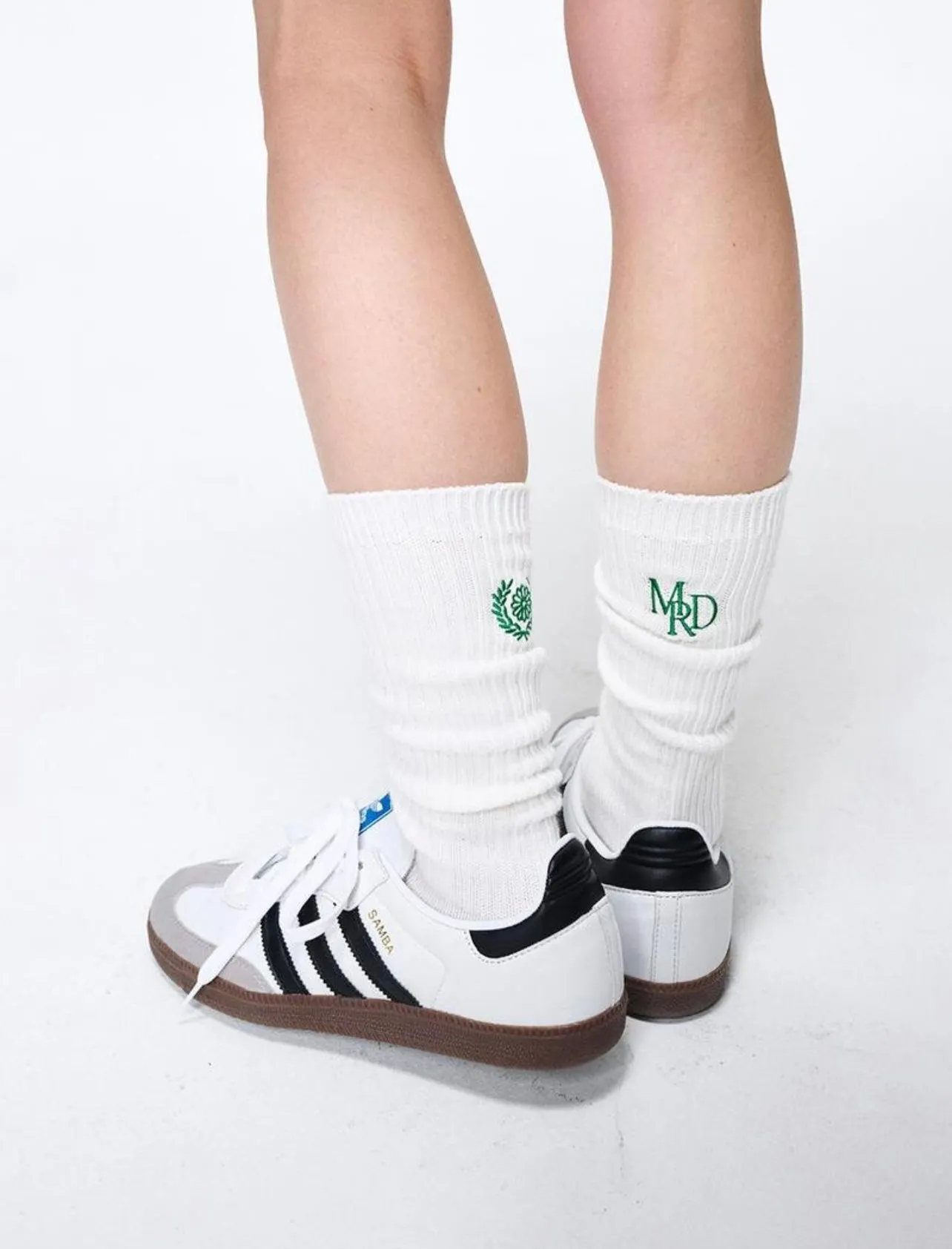 LONG SOCKS MRD LOGO WHITE