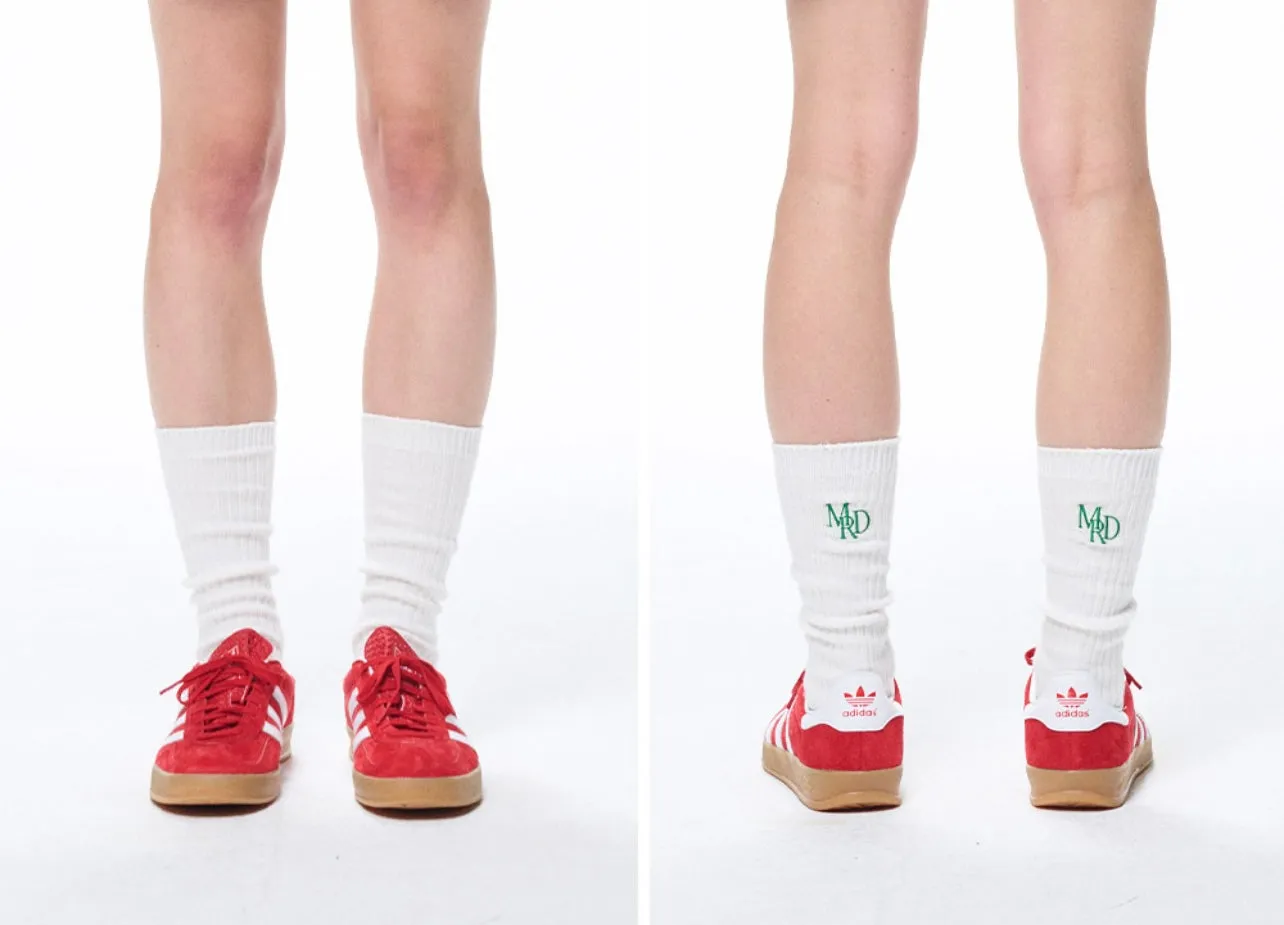 LONG SOCKS MRD LOGO WHITE