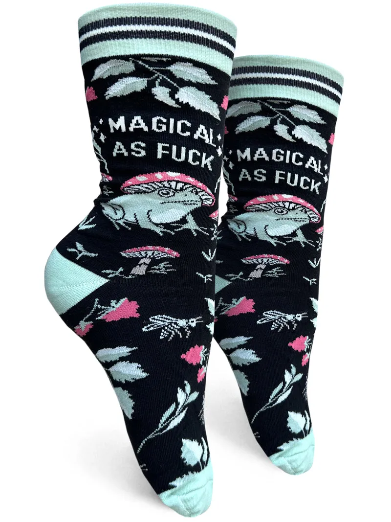 Magical As Fuck Womens Crew Socks