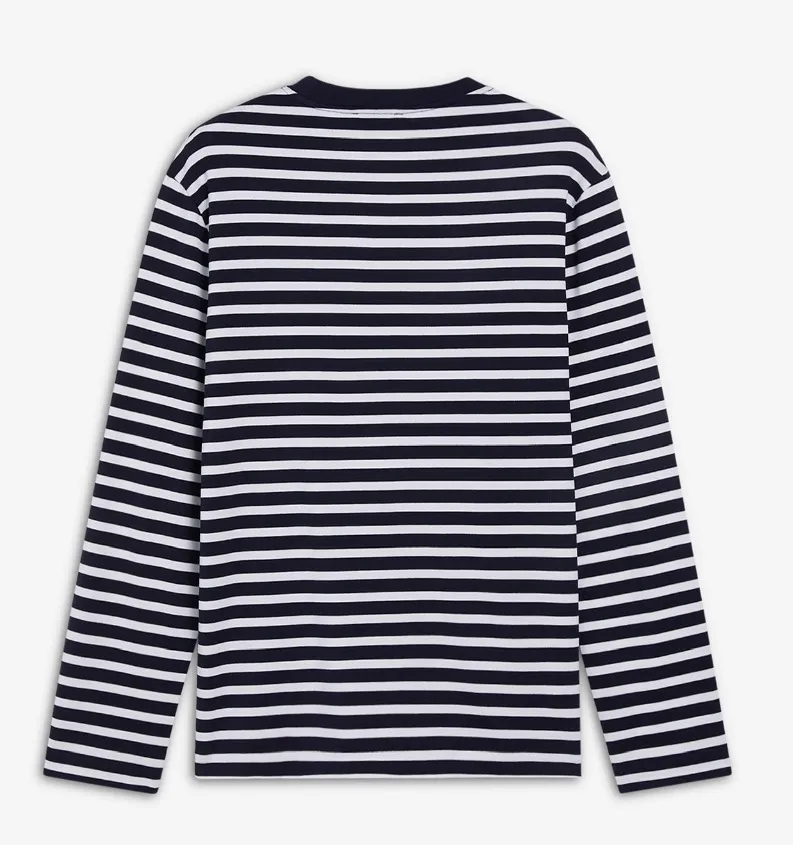 MAISON KITSUNE  |Crew Neck Pullovers Stripes Unisex Street Style U-Neck