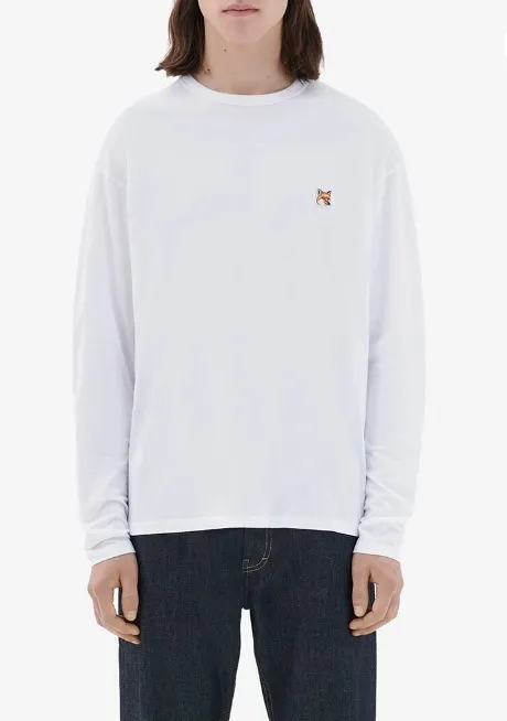 MAISON KITSUNE  |Crew Neck Pullovers Unisex Street Style U-Neck Long Sleeves