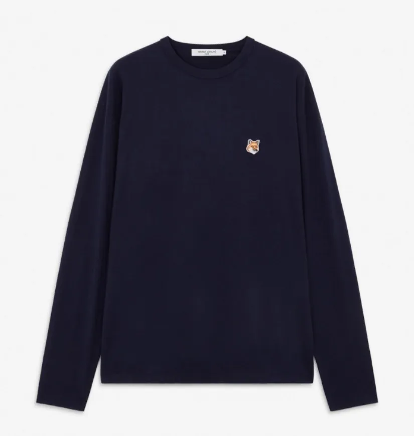 MAISON KITSUNE  |Crew Neck Pullovers Unisex Street Style U-Neck Long Sleeves