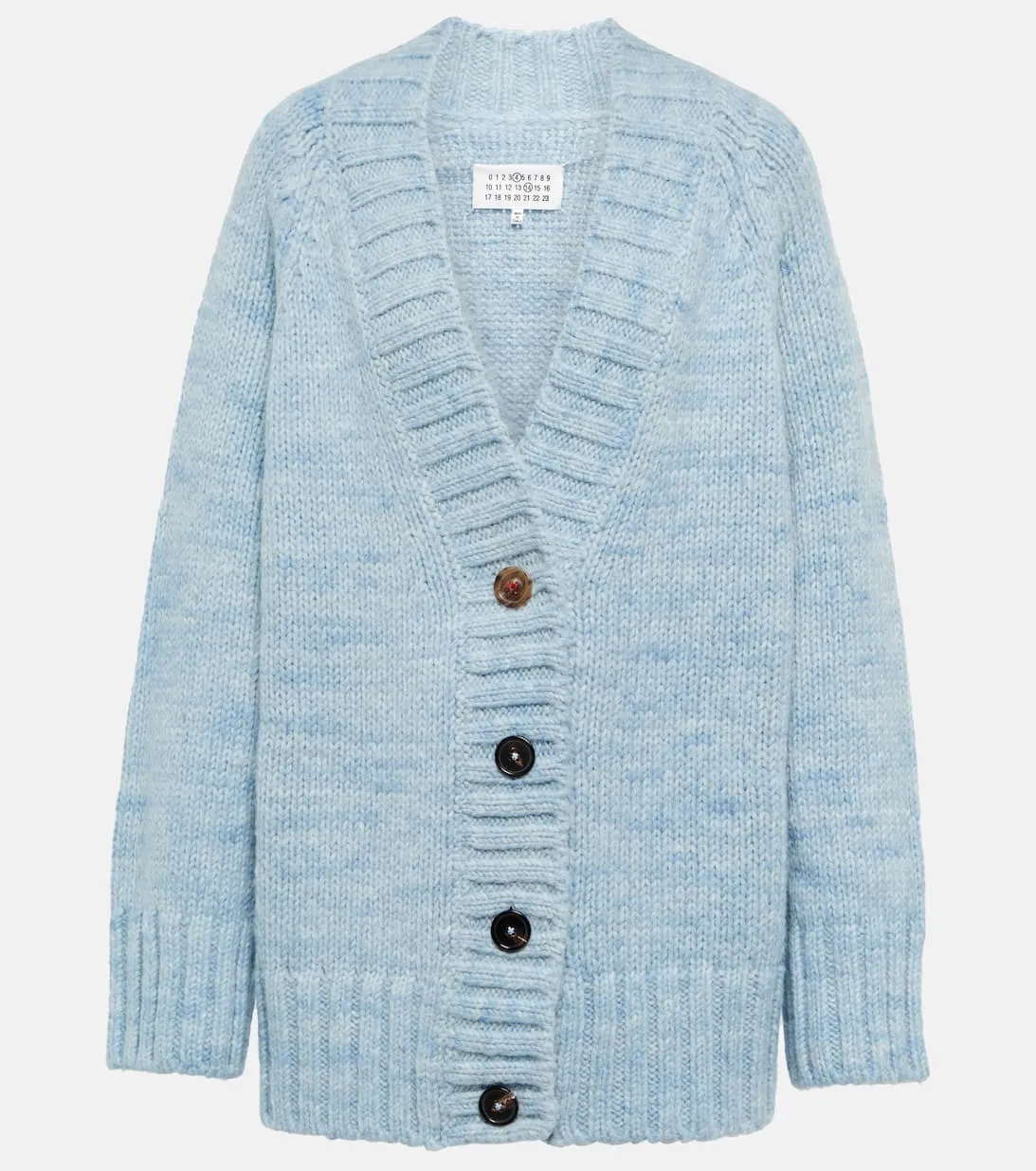 Maison Margiela  |Casual Style Wool Long Sleeves Cotton Office Style Cardigans