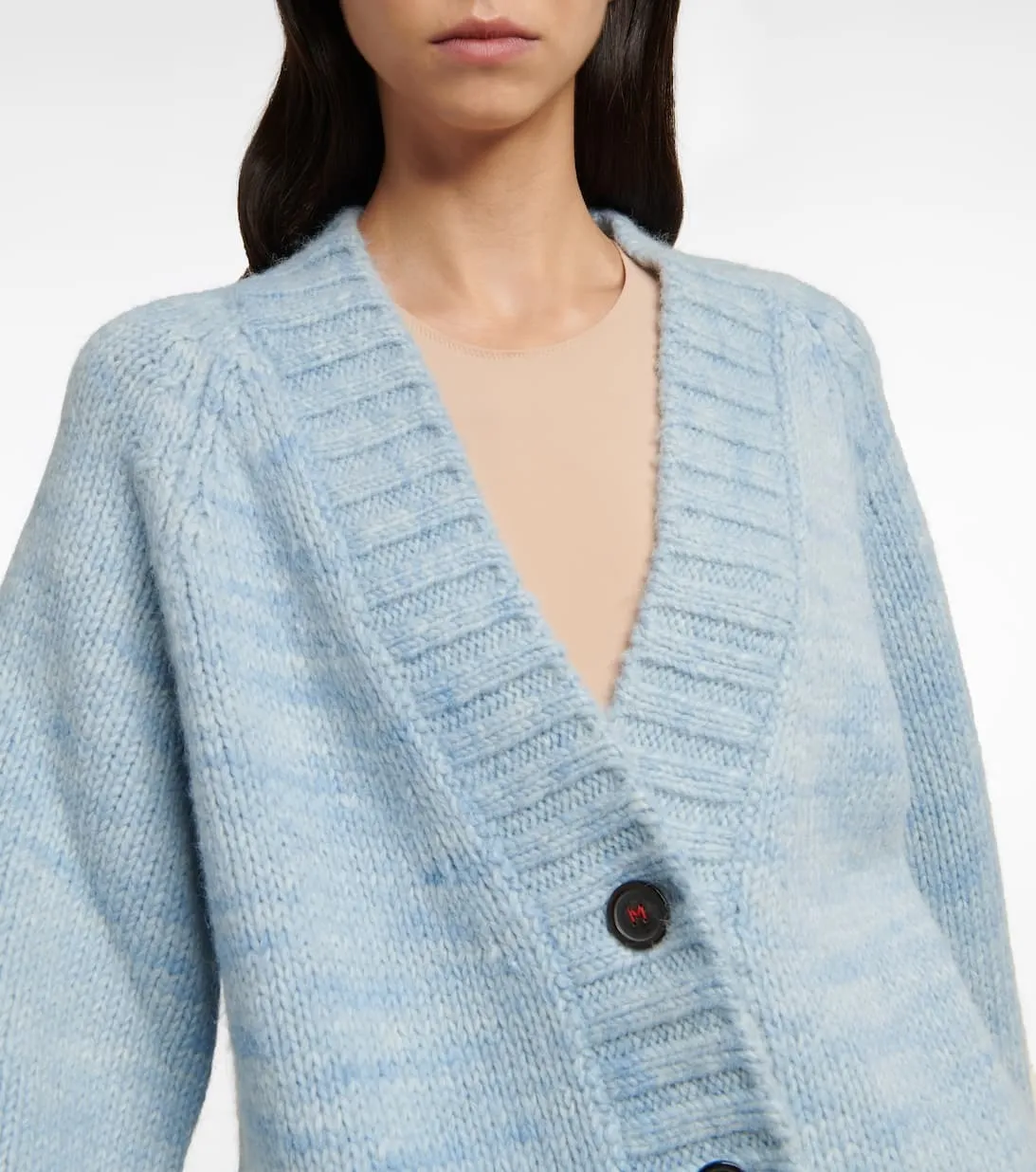 Maison Margiela  |Casual Style Wool Long Sleeves Cotton Office Style Cardigans