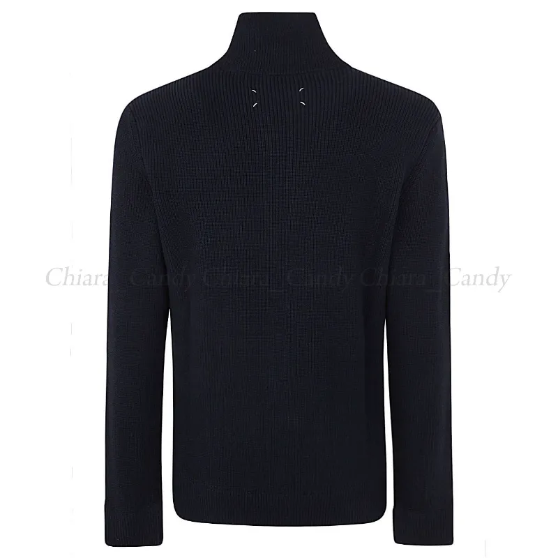 Maison Margiela  |Wool Long Sleeves Plain Cotton Designers Sweaters