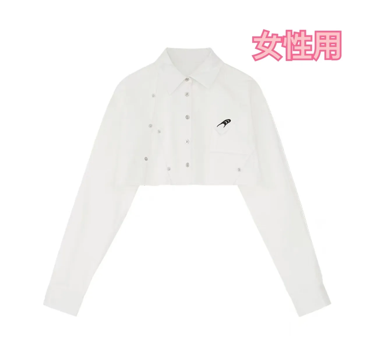 MAMC  |Unisex Street Style Long Sleeves Plain Logo Shirts