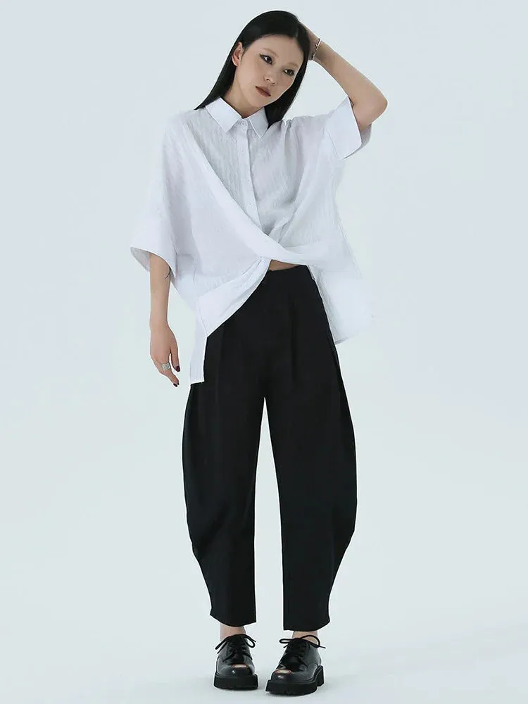 Marga Short Sleeve Blouse - White