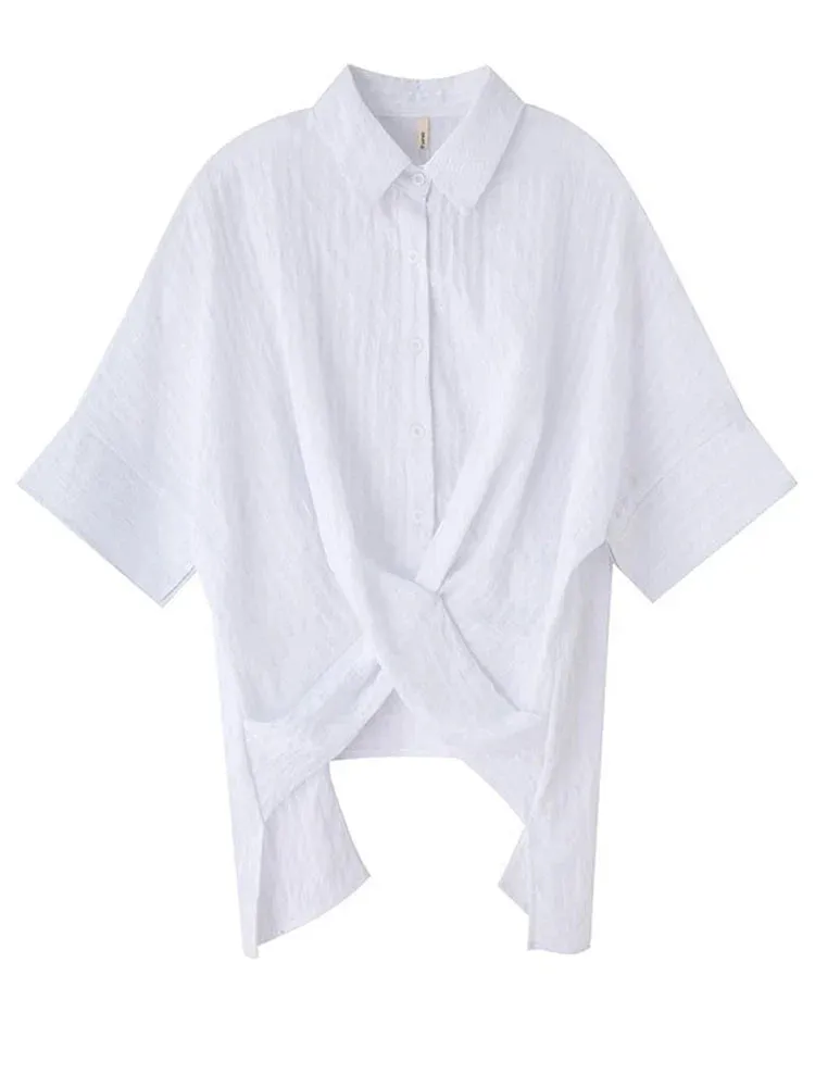 Marga Short Sleeve Blouse - White