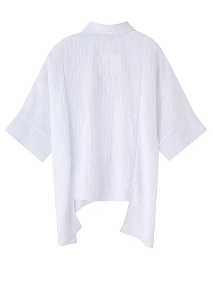 Marga Short Sleeve Blouse - White