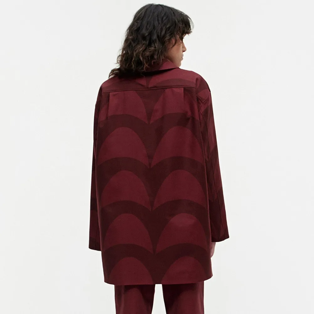 marimekko  |Long Sleeves Cotton Medium Oversized Shirts Tunics