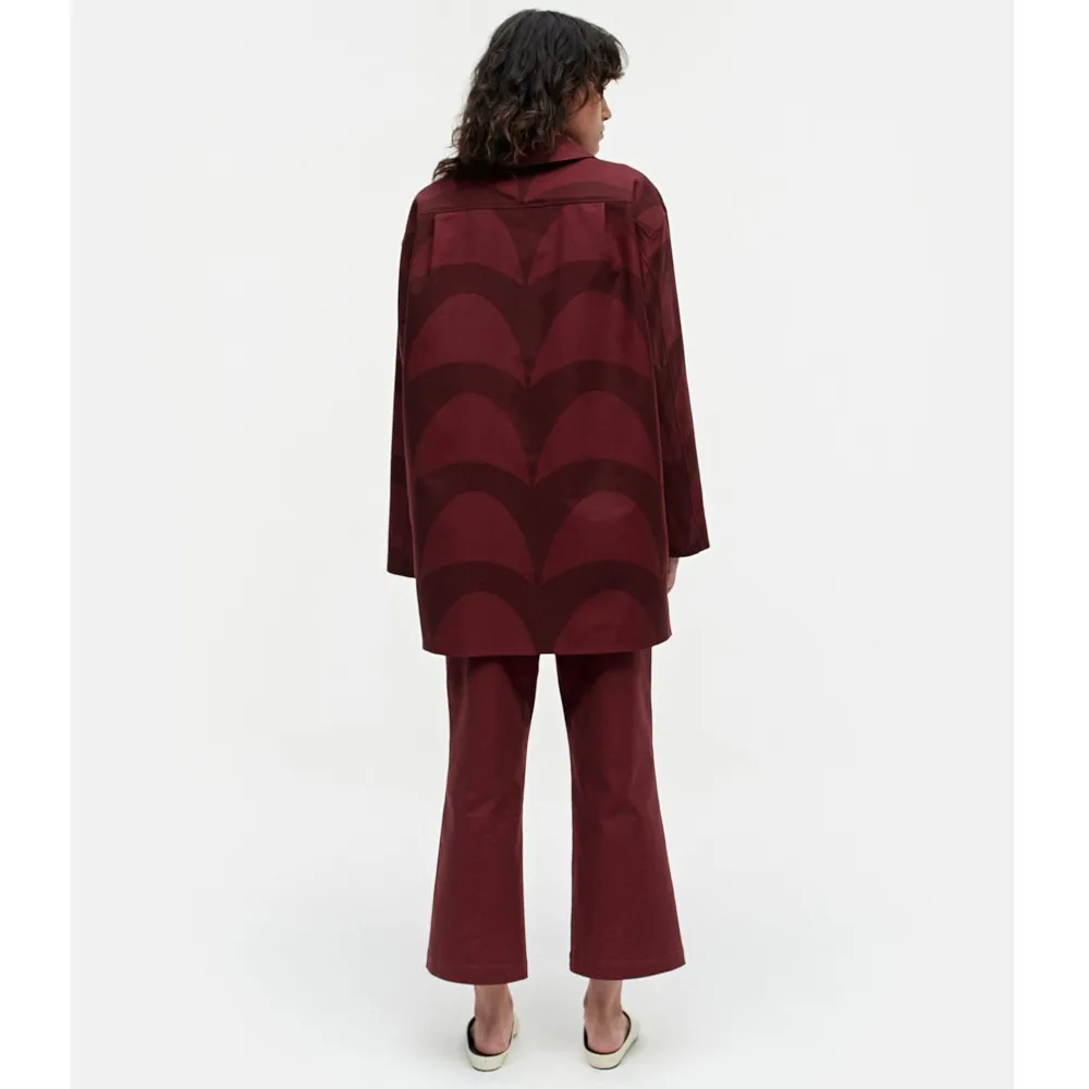 marimekko  |Long Sleeves Cotton Medium Oversized Shirts Tunics