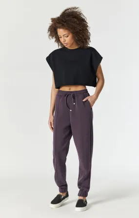 Mavi Sweatpant In Plum Perfect