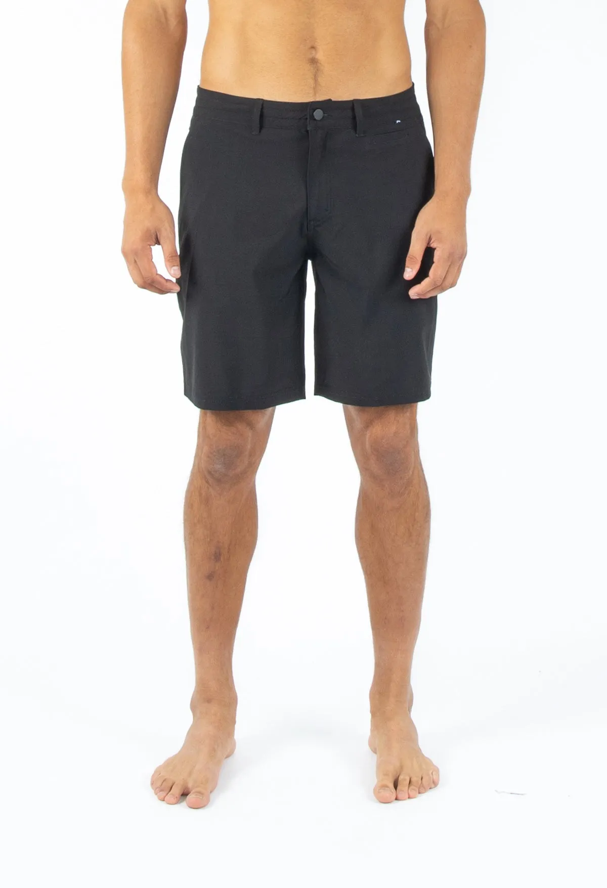 MENS HUNTER 19 HYBRID BOARDSHORT BLACK