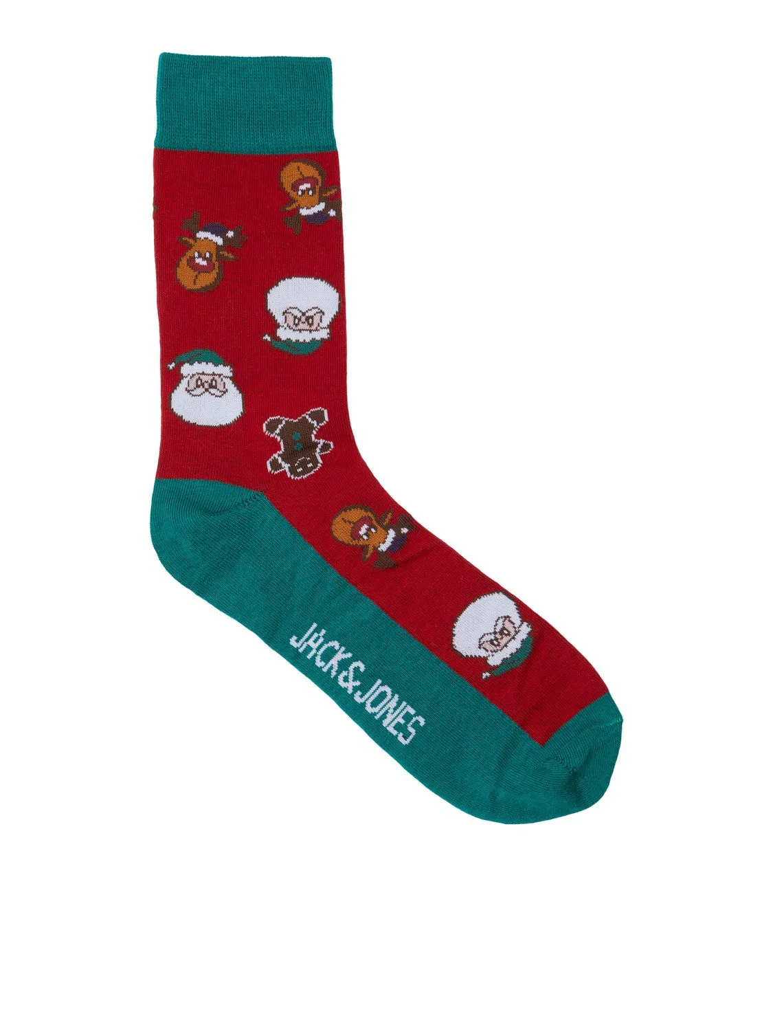 Mens Jack & Jones 'JACSWEET' Christmas/ Xmas Socks Giftbox (5-pack)