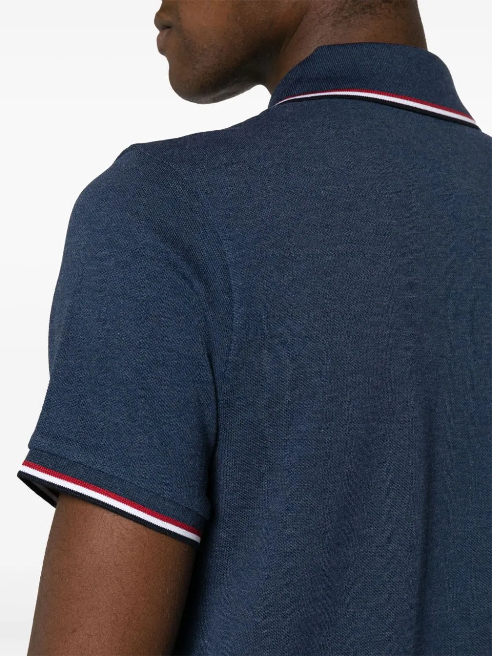 Moncler Polo bleu nuit avec logo