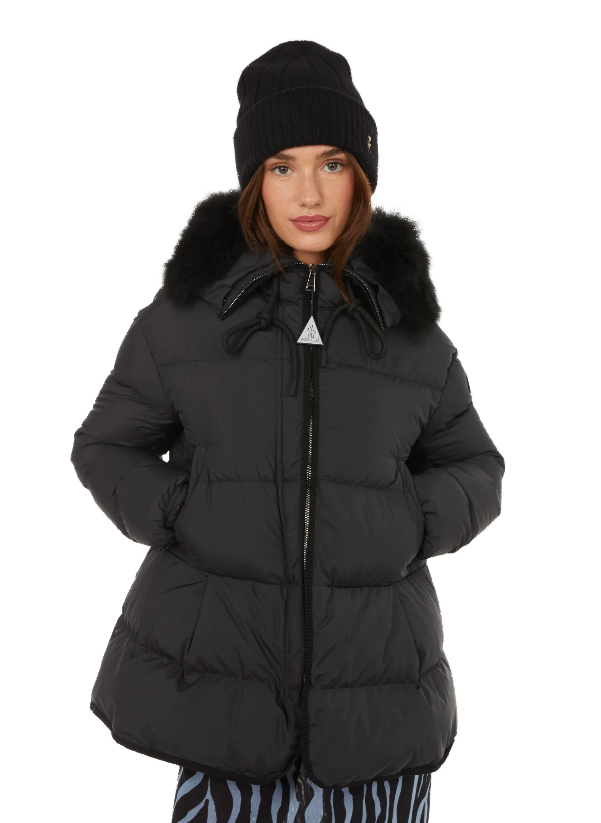 MONCLER  Quilted down jacket - Black