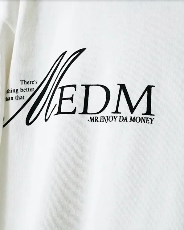 MR. ENJOY DA MONEY  |Crew Neck Pullovers Unisex Blended Fabrics Street Style