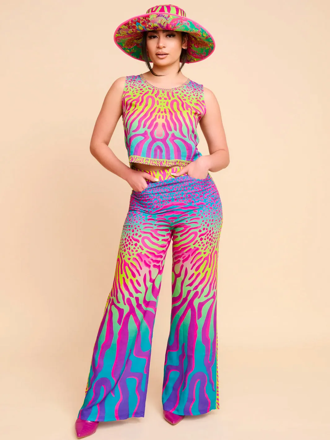 NEON FLUX COTTON LOUNGE PANTS