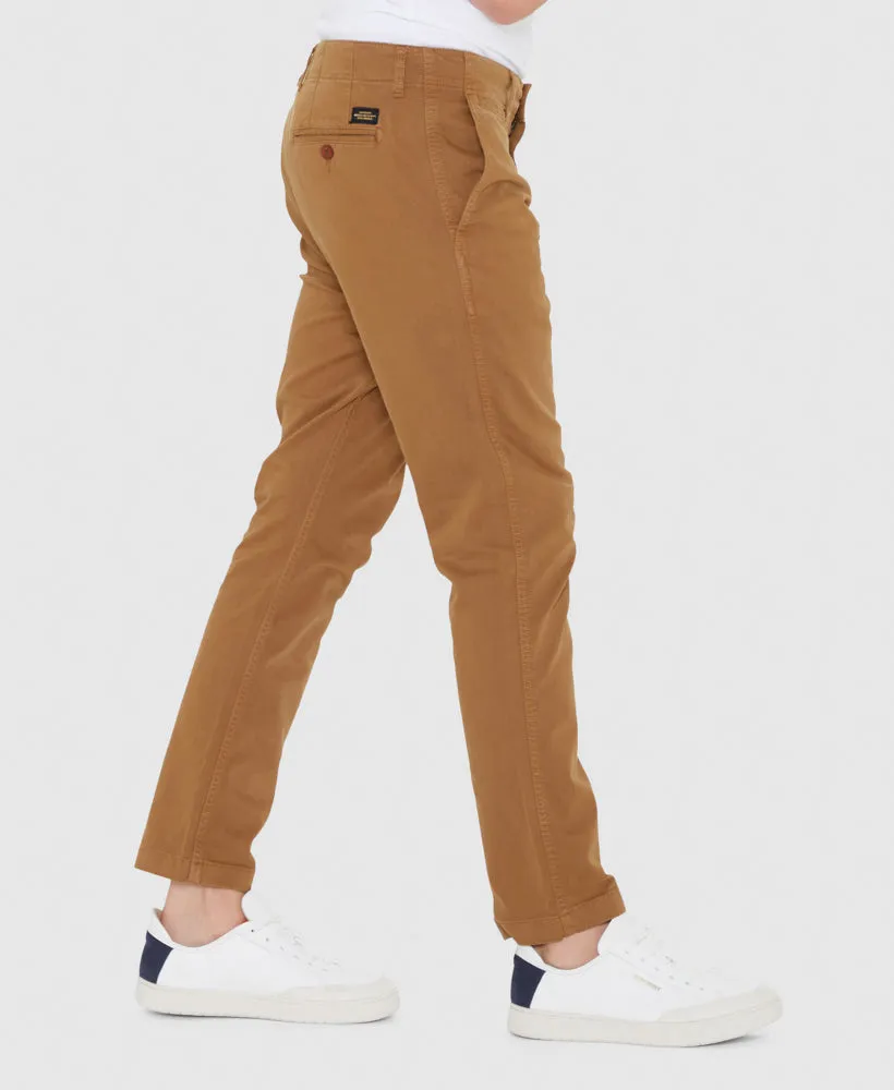 Officer Slim Chino Pants | Sandstone