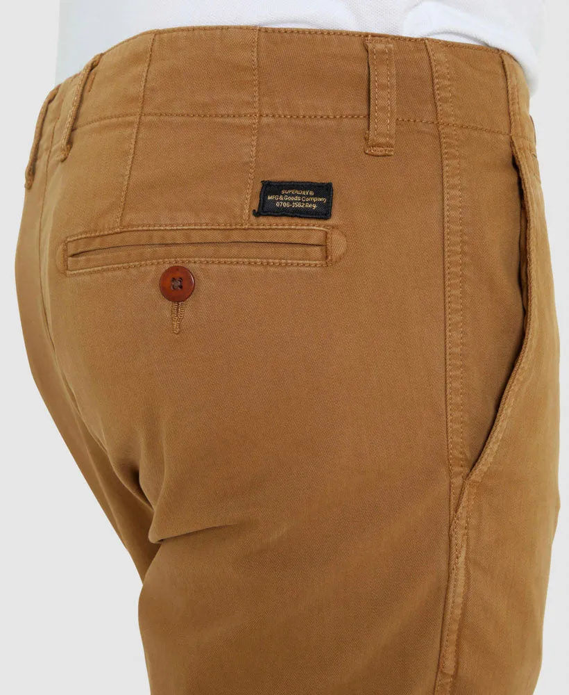 Officer Slim Chino Pants | Sandstone