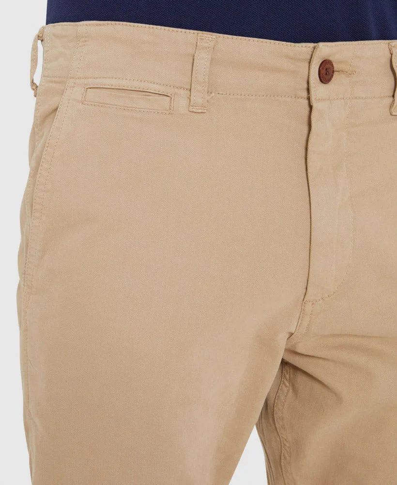 Officer Slim Chino Pants | Stonewash