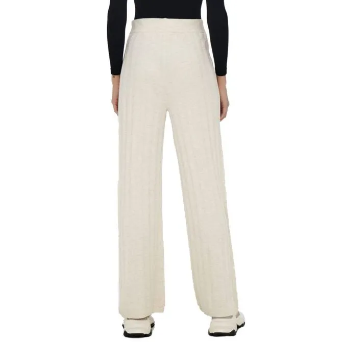 ONLY PANTALONE WIDE FITTED TROUSERS BEIGE 15236375