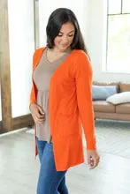 Orange cardigan