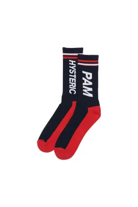 PAM X HYSTERIC GLAMOUR - LOGO SPORT SOCKS