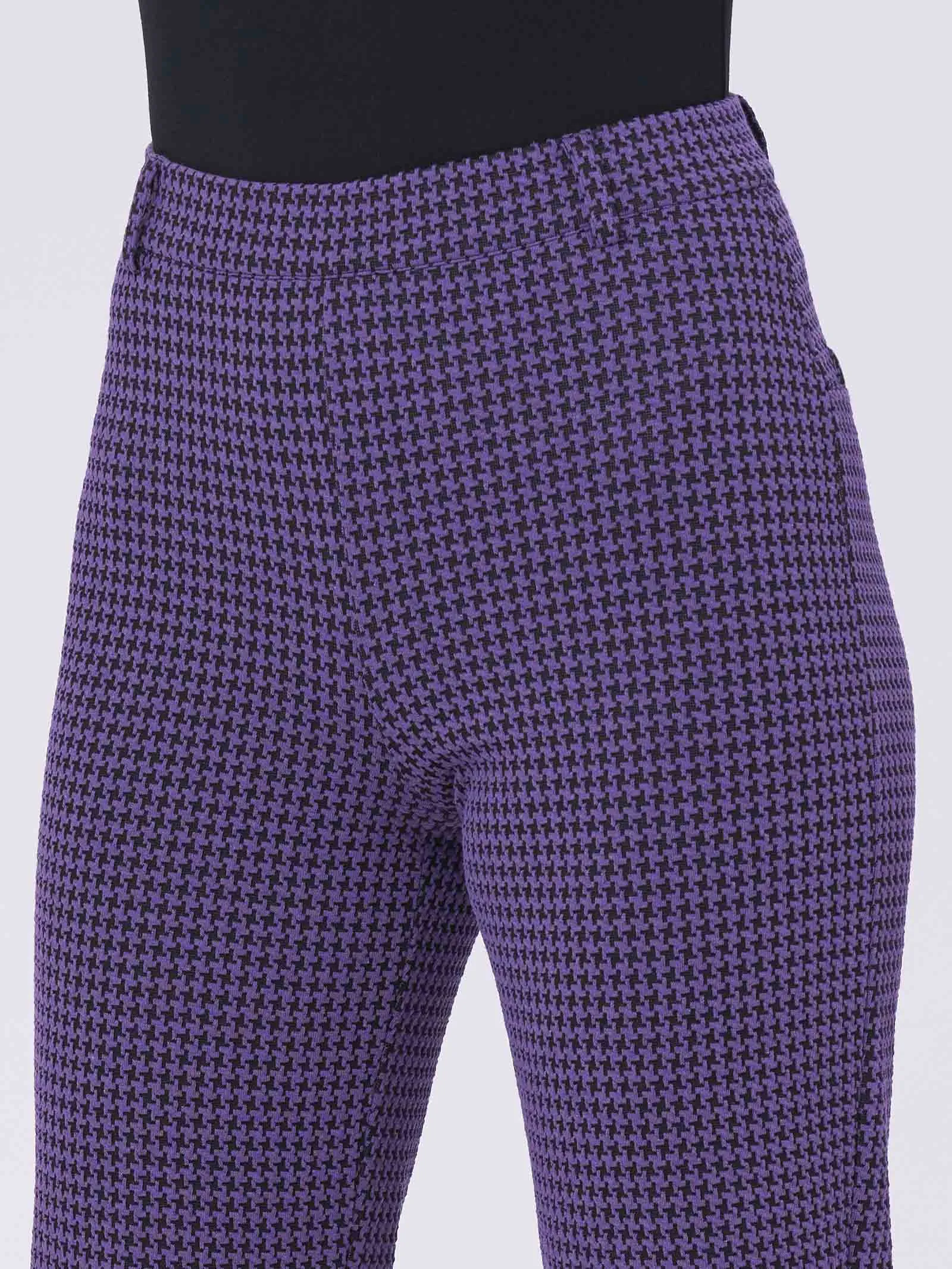 Pantalone flare in tessuto Eco Jacquard - Fant. Juniper