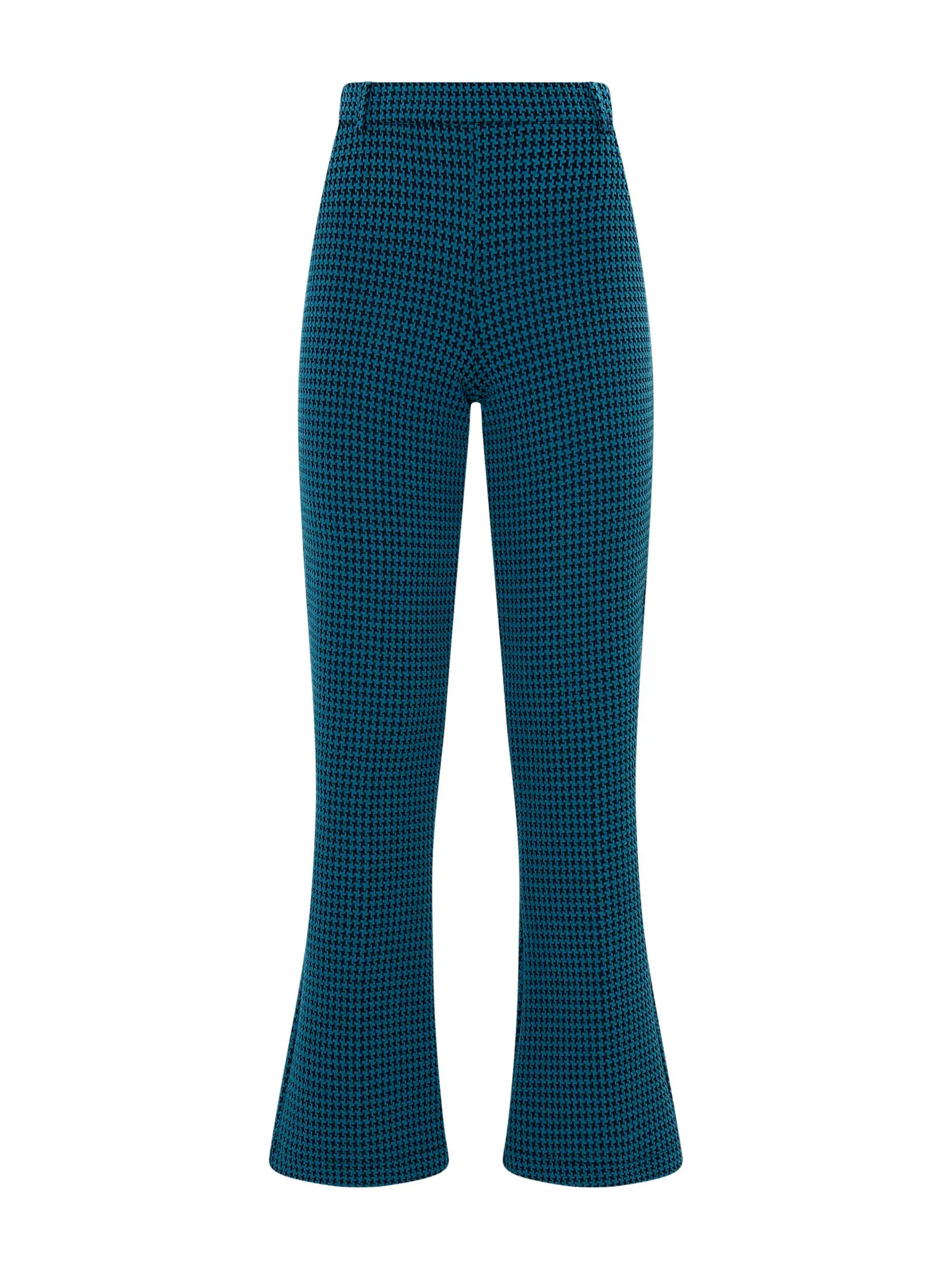 Pantalone flare in tessuto Eco Jacquard - Fant. Reflecting Pond