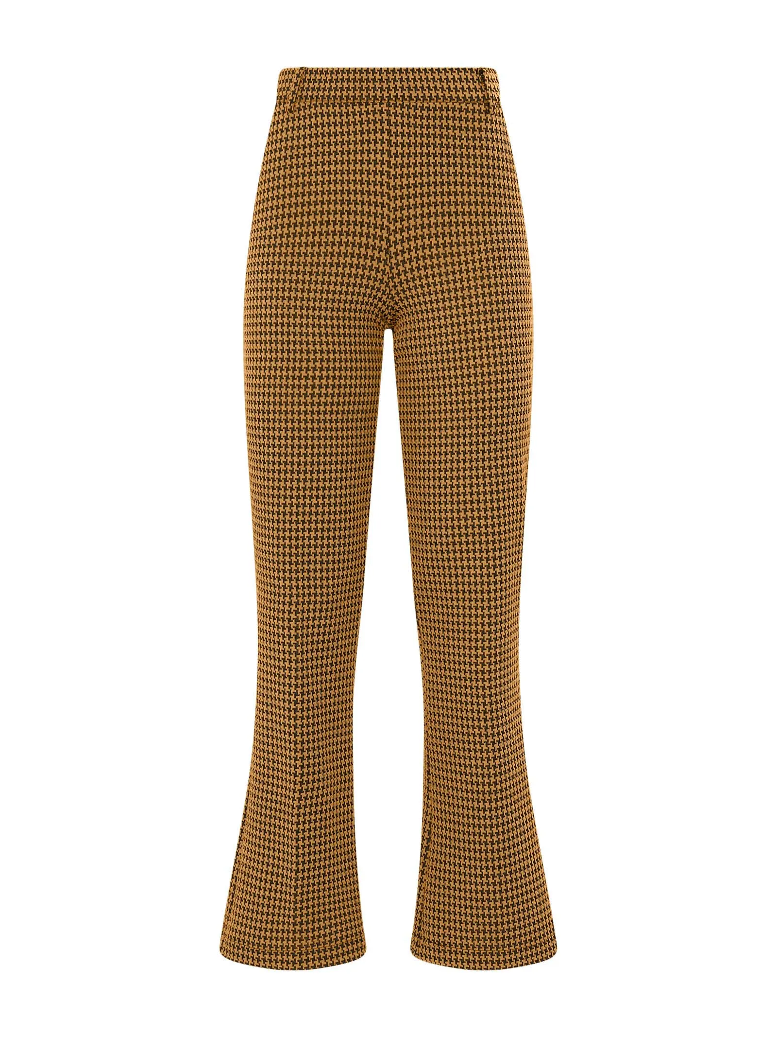 Pantalone flare in tessuto Eco Jacquard - Fant.Nugget