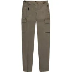 Paul & Shark Drawcord Cargo Trousers Grey/Green