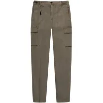 Paul & Shark Drawcord Cargo Trousers Grey/Green