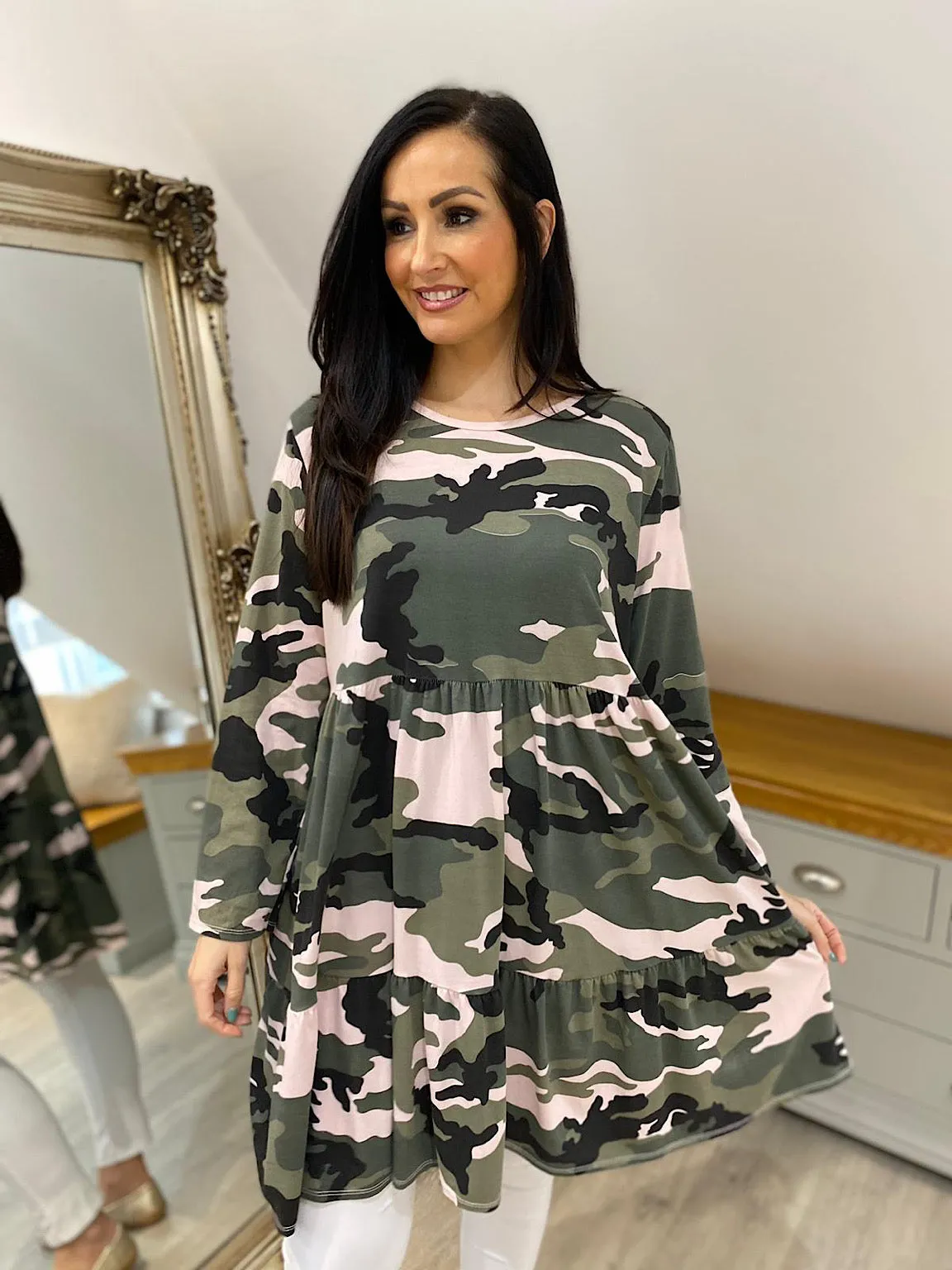 Pink Camo Dress Ophelia