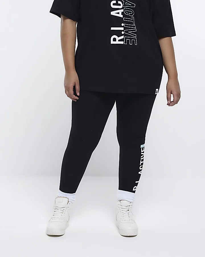 Plus black RI Active leggings