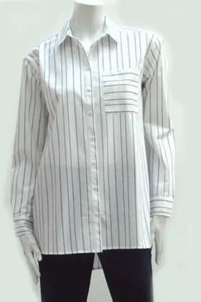 Point Zero Oversized Striped Shirt