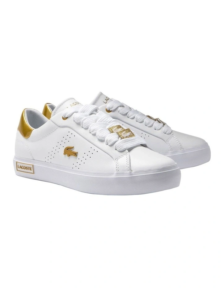 Powercourt 2.0 Sneaker in White/Gold