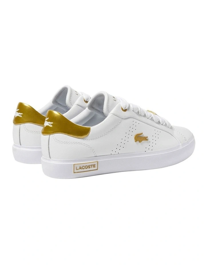 Powercourt 2.0 Sneaker in White/Gold