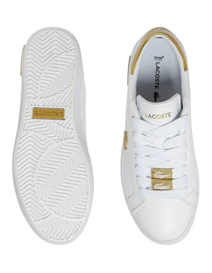 Powercourt 2.0 Sneaker in White/Gold