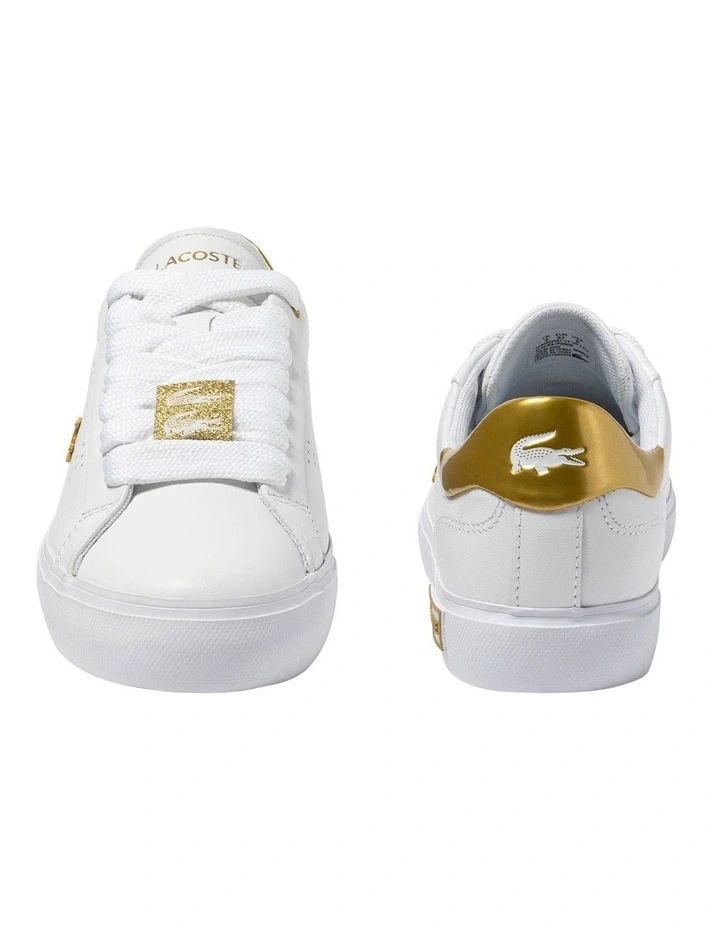 Powercourt 2.0 Sneaker in White/Gold