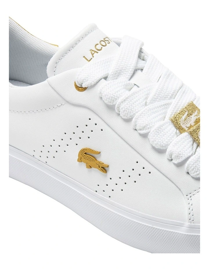 Powercourt 2.0 Sneaker in White/Gold